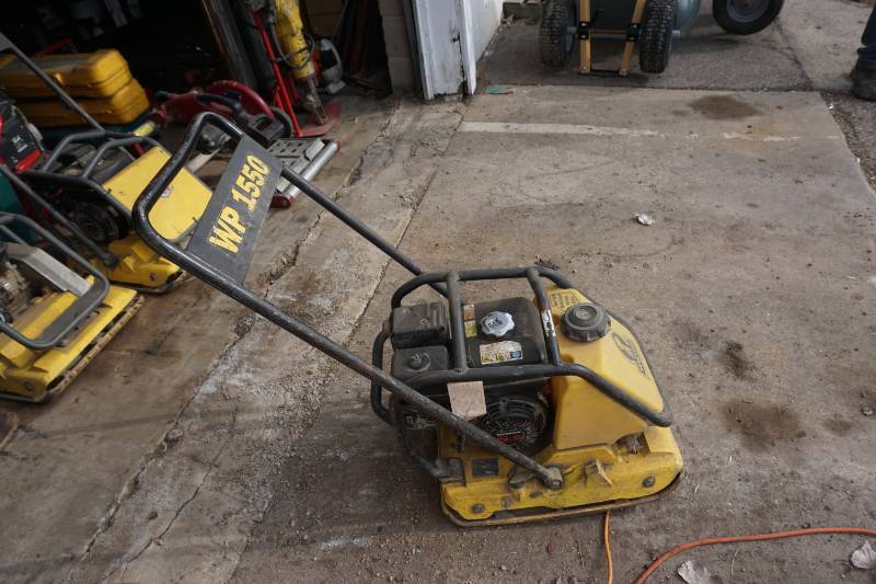 lot 13 image: Wacker Model  WP 1550 Gas Powered Plate Packer