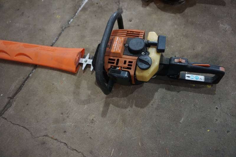 lot 23 image: Stihl Model HS80 30 Gas Powered Hedge Trimmer