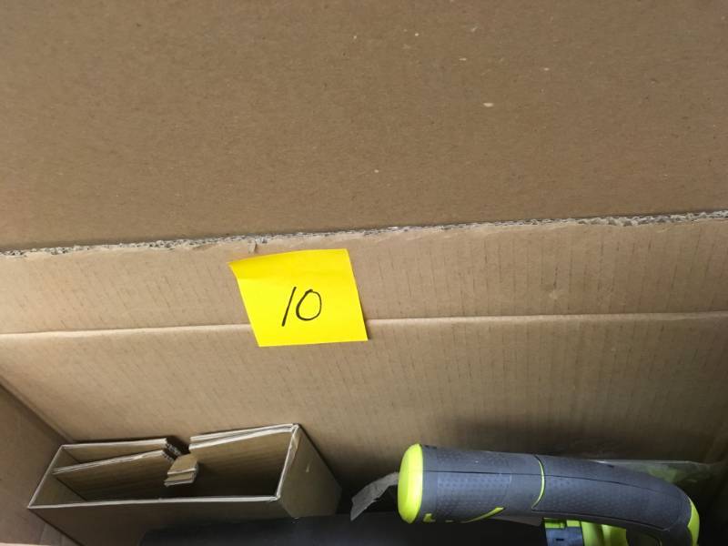 lot 10 image: RYOBI 155 MPH 300 CFM 40-Volt Lithium-Ion Cordless Jet Fan Leaf Blower - Battery and Charger Not Included in good condition