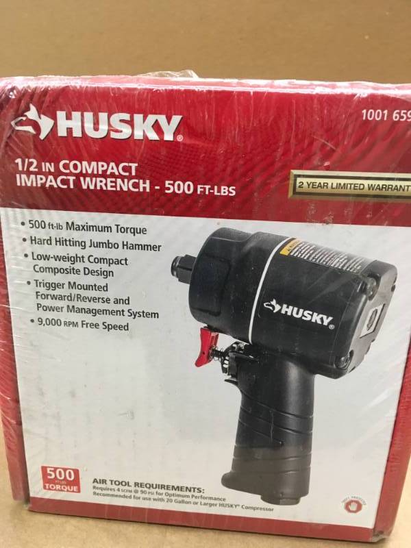 Husky 12 Compact Impact Wrench (H4435) in good condition