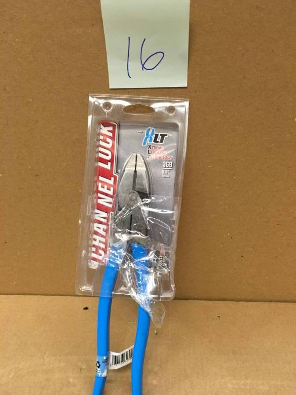 Channellock 9 in.-High-Leverage Lineman Pliers in good condition