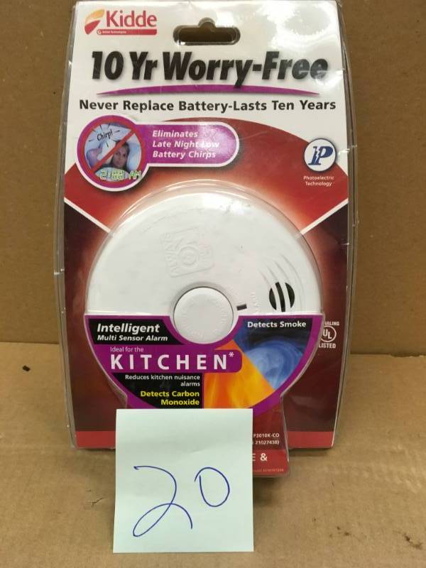 Kidde 10-Year Sealed Battery Smoke and Carbon Monoxide Combination Detector not used