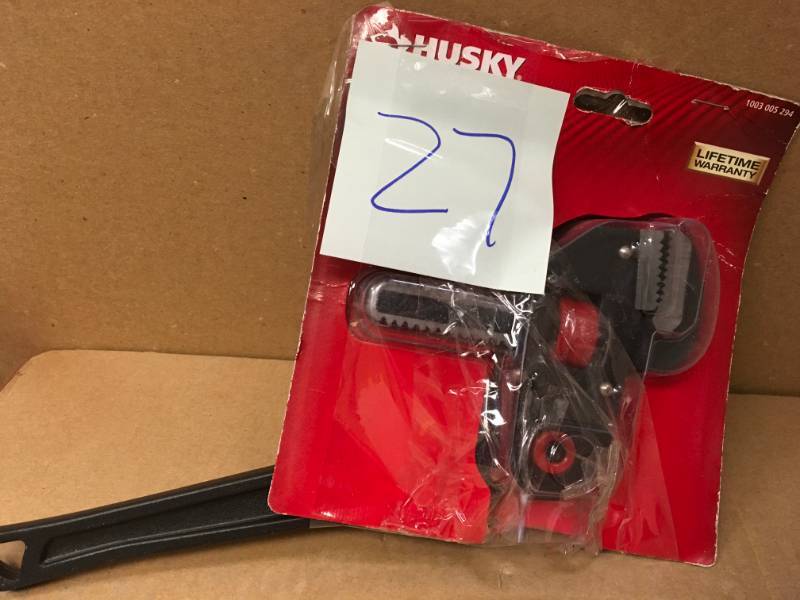 Husky Multi Angle Pipe Wrench in good condition