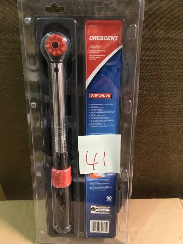 Crescent 38 in. Micrometer Torque Wrench 50-250 in. per lbs. 6-30 Nm in good condition
