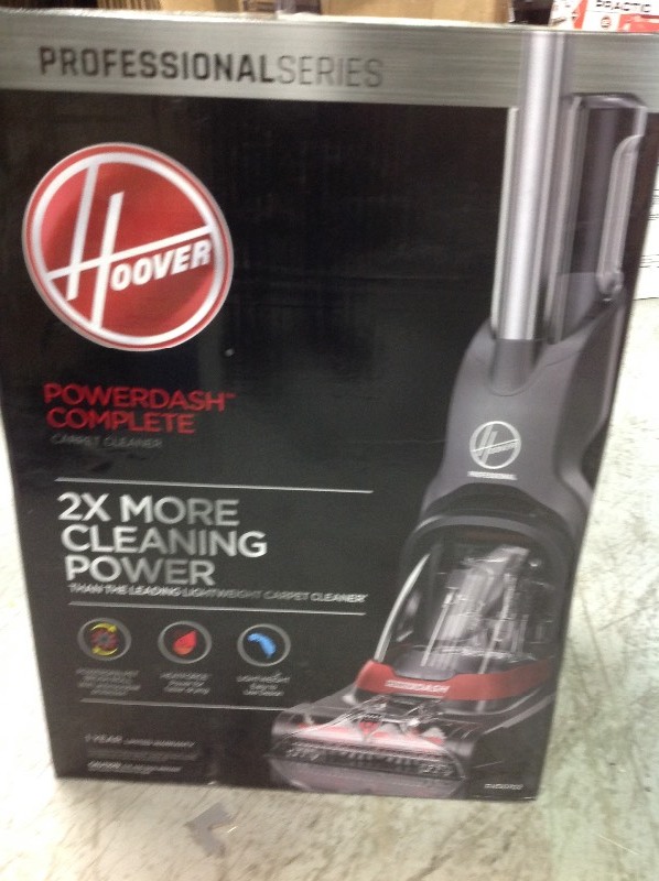 Hoover Professional Series PowerDash Complete Upright Carpet Cleaner not used