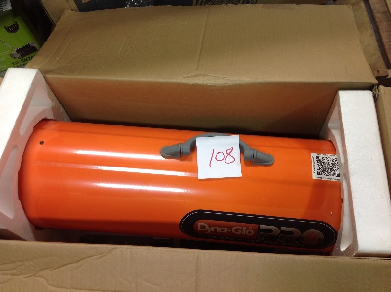 Dyna Glo 125K BTU Forced Air LP Gas Portable Heater in very good condition