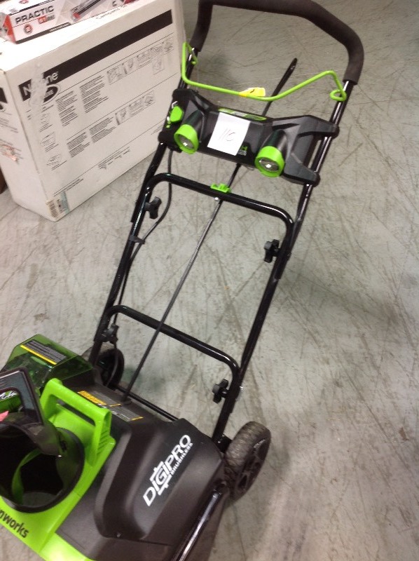 Digi-Pro GMAX 20 in. 40-Volt Cordless Electric Snow Blower - Battery and Charger Included in very good condition