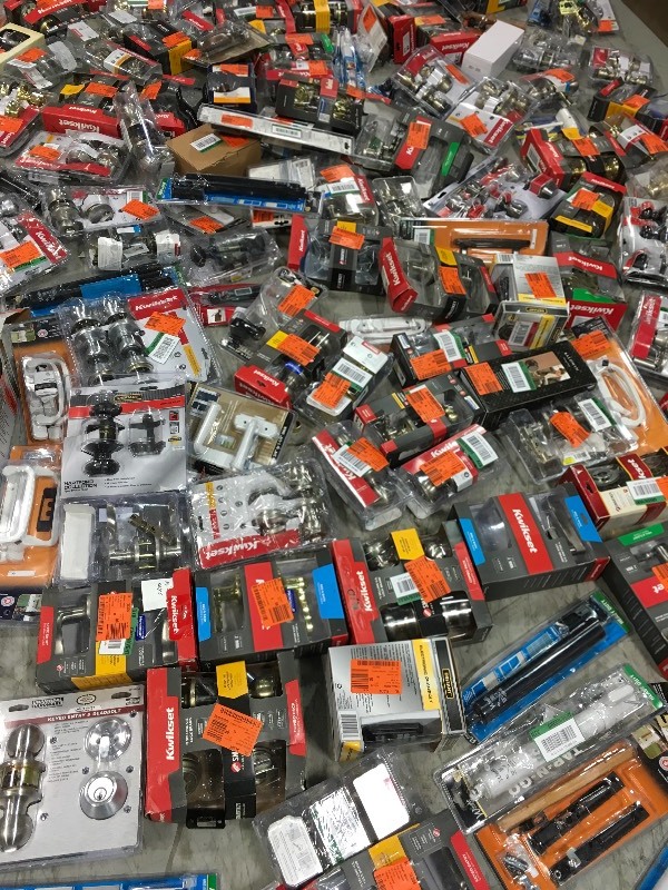 WHOLESALE MIXED LOT OF RETURNS harware and locks all various conditions