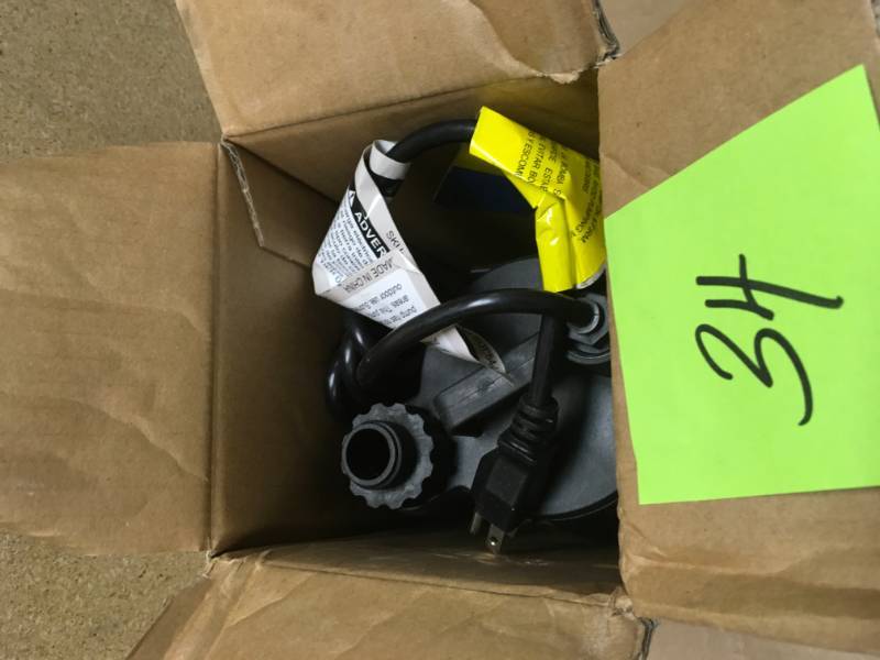 lot 34 image: Everbilt 16 HP Plastic Submersible Utility Pump in good condition