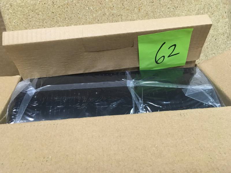lot 62 image: Architectural Mailboxes Sienna Black Wall Mount Locking Mailbox in good condition