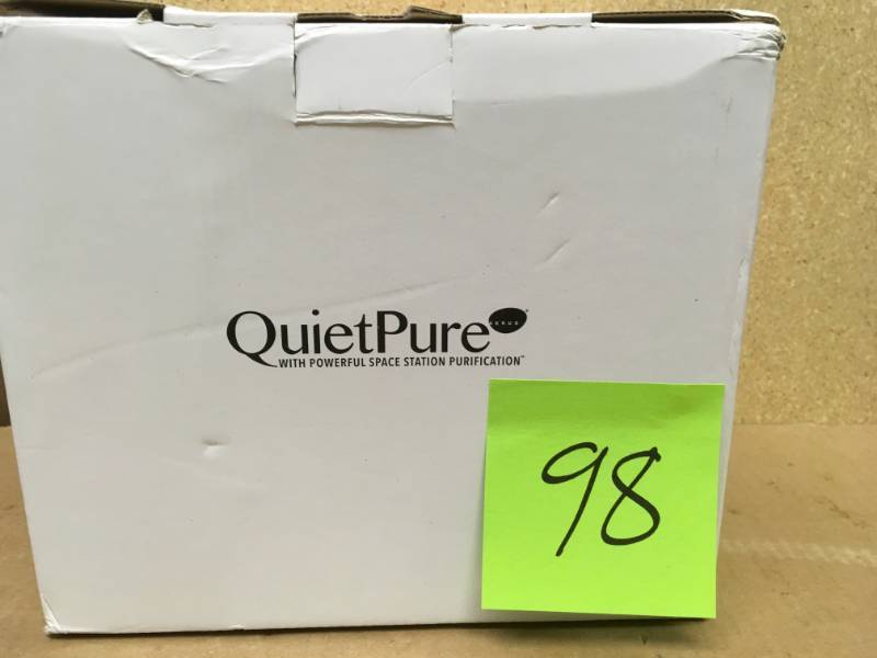 lot 98 image: QuietPure Compact Air Purifier in good condition