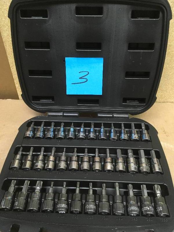 Husky 38 in. Drive Master Bit Socket Set (37-Piece)  in very good condition