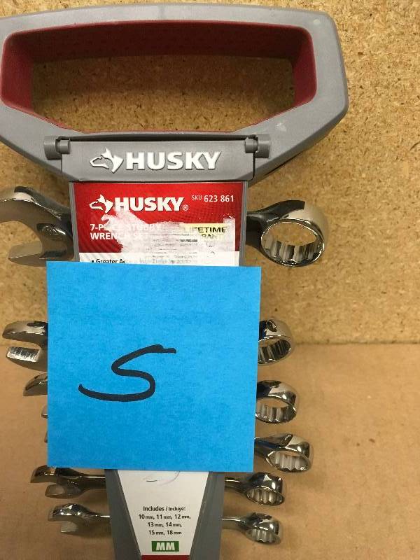 Husky Metric Stubby Wrench Set (7-Piece) MISSING ONE PC
