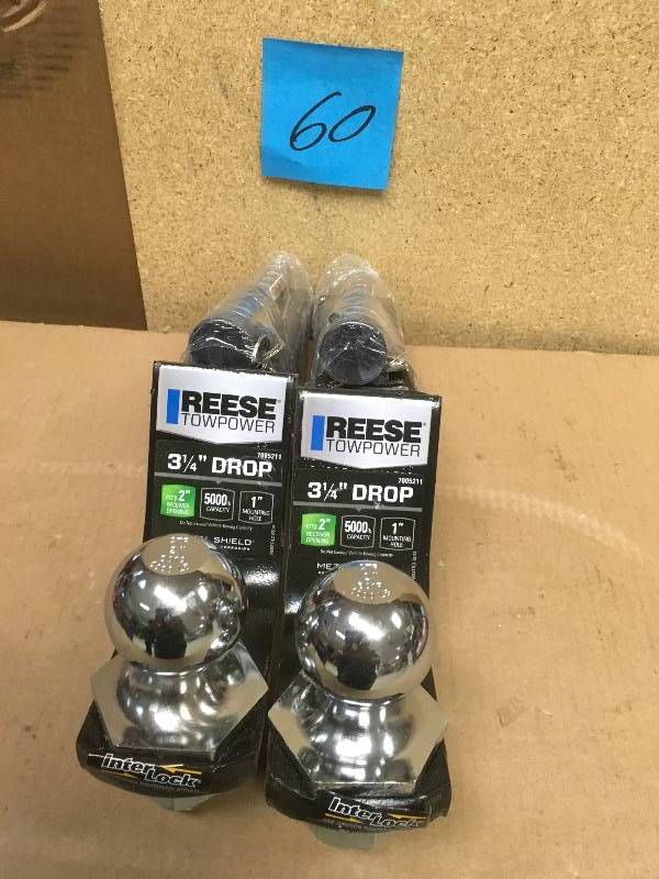 Reese Towpower 3-14 in.DROP FITS 2 IN RECEIVER OPENNING 5000 LB CAPACITY 1 IN MOUNTING HOLE QTY 2