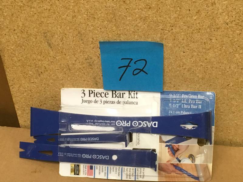 Dasco Pro Pry Bar Set (3-Piece)  in very good condition