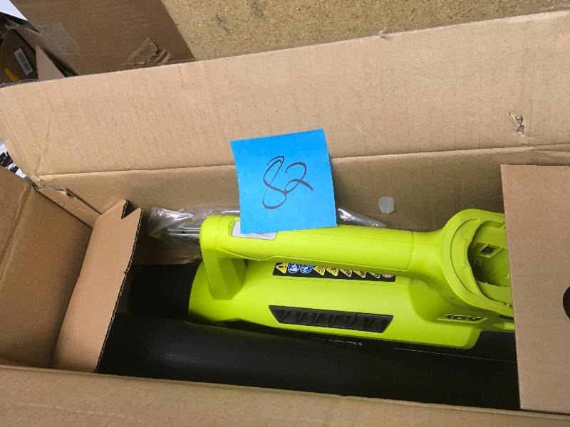 RYOBI ONE 90 MPH 200 CFM 18-Volt Lithium-Ion Cordless Leaf Blower - Battery and Charger Not Included  in very good condition