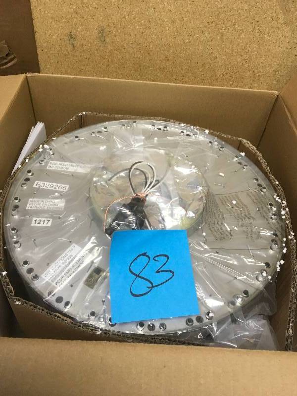 Home Decorators Collection 11.5 in. 3-Light Polished Chrome and Crystal Drum Shape Flush Mount  in very good condition