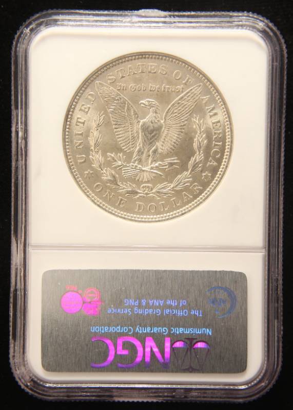 1921 MORGAN SILVER DOLLAR MS63 NGC