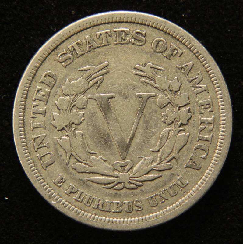 1883 NO CENTS LIBERTY V NICKEL FULL LIBERTY