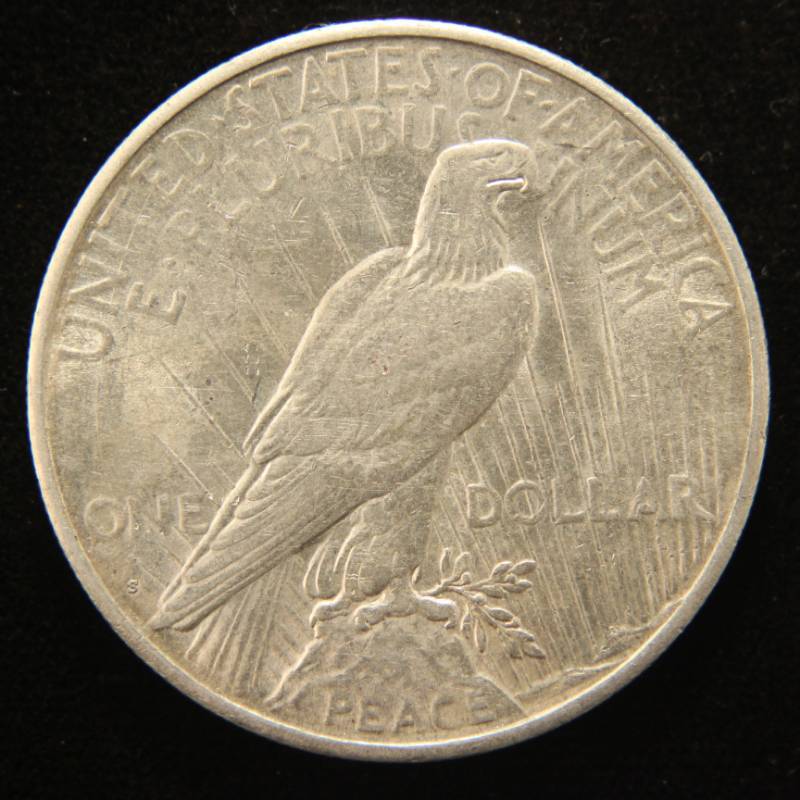 1923-S PEACE SILVER DOLLAR