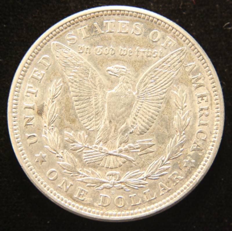 1921-D MORGAN SILVER DOLLAR