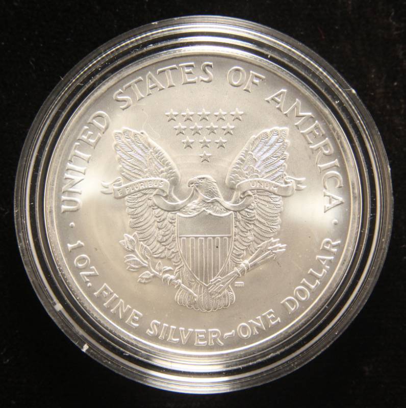 2003 AMERICAN SILVER EAGLE 1 TROY OZ. .999 FINE SILVER IN AIRTITE
