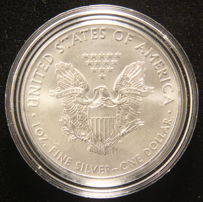 2018 AMERICAN SILVER EAGLE 1 TROY OZ. .999 FINE SILVER IN AIRTITE