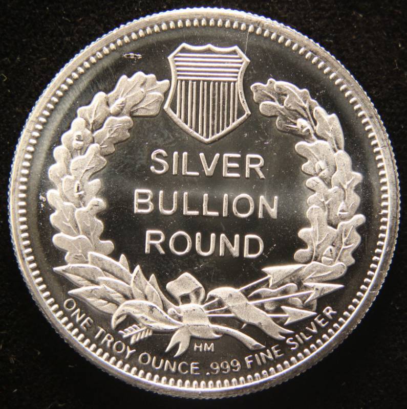 1 TROY OZ. .999 FINE SILVER SAINT GAUDENS DESIGN