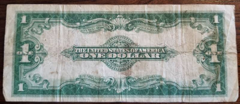 1923 US LARGE SIZE $1 SILVER CERTIFICATE HORSE BLANKET NOTE