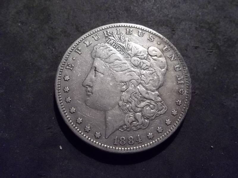 1884 S Morgan Silver Dollar