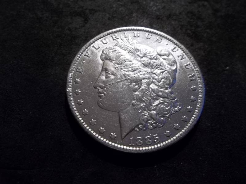 1885 O Morgan Silver Dollar