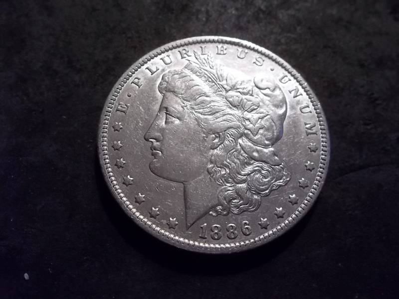 1886 O Morgan Silver Dollar