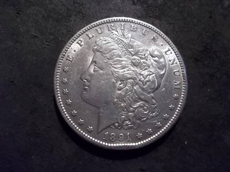 1891 S Morgan Silver Dollar