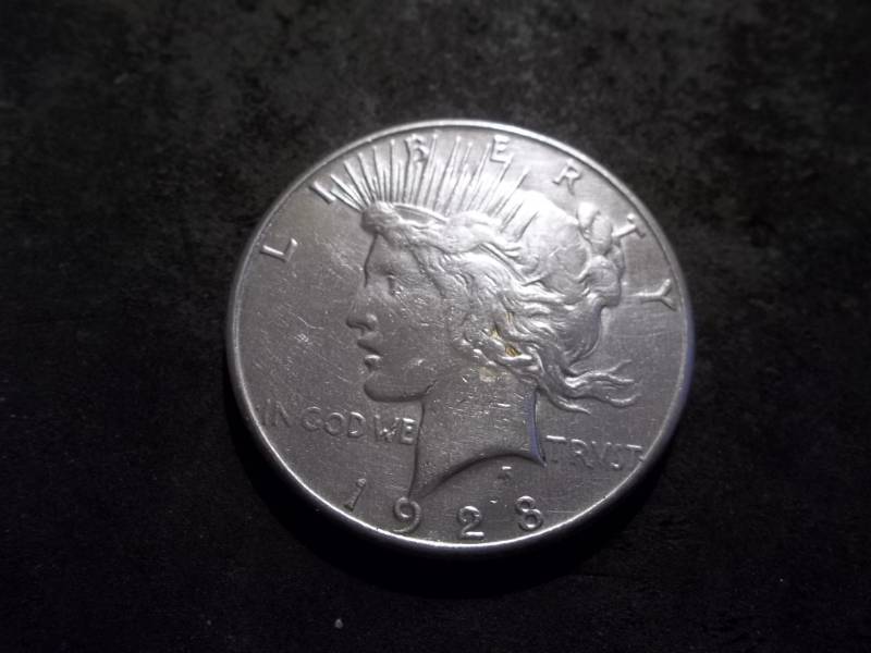 1928 S Silver Peace Dollar