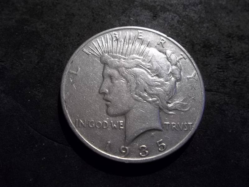 1935 S Peace Silver Dollar