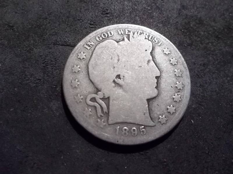 1895 S Barber Half Dollar