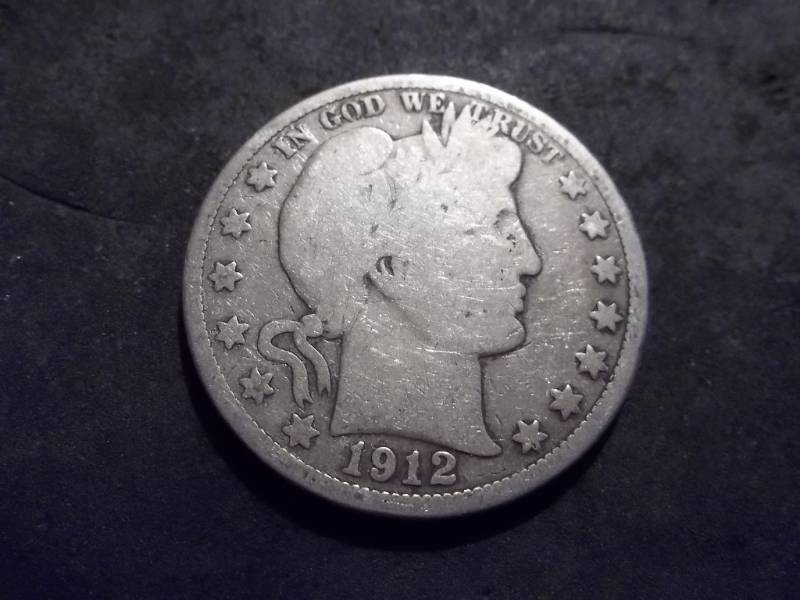 1912 D Barber Half Dollar