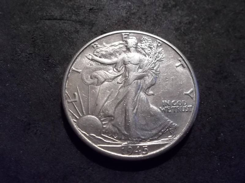 1945 D Walker Half Dollar
