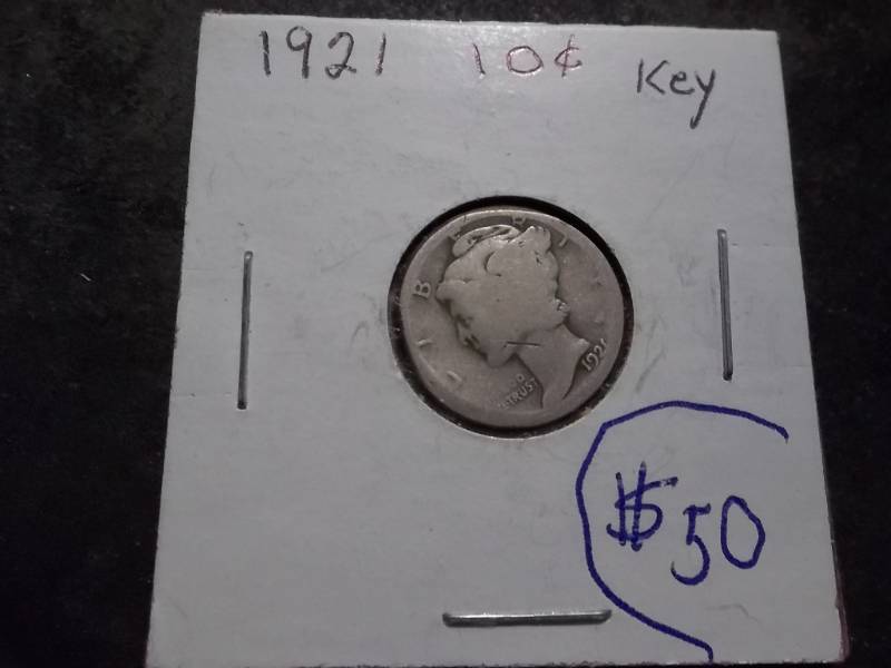 1921 Mercury Dime