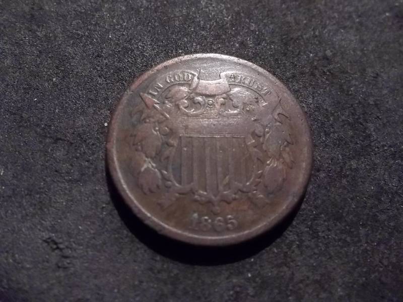 1865 2-Cent Piece