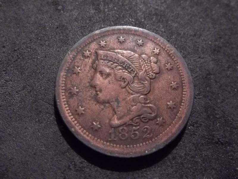 1852 Large Cent