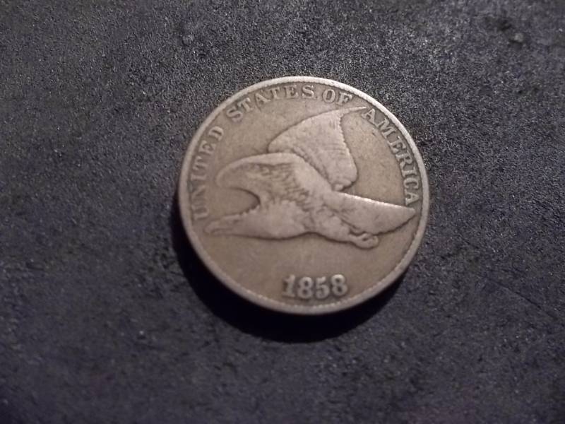1858 Flying Eagle Cent Large Letters