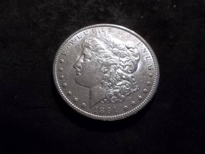 1891 CC Morgan Silver Dollar