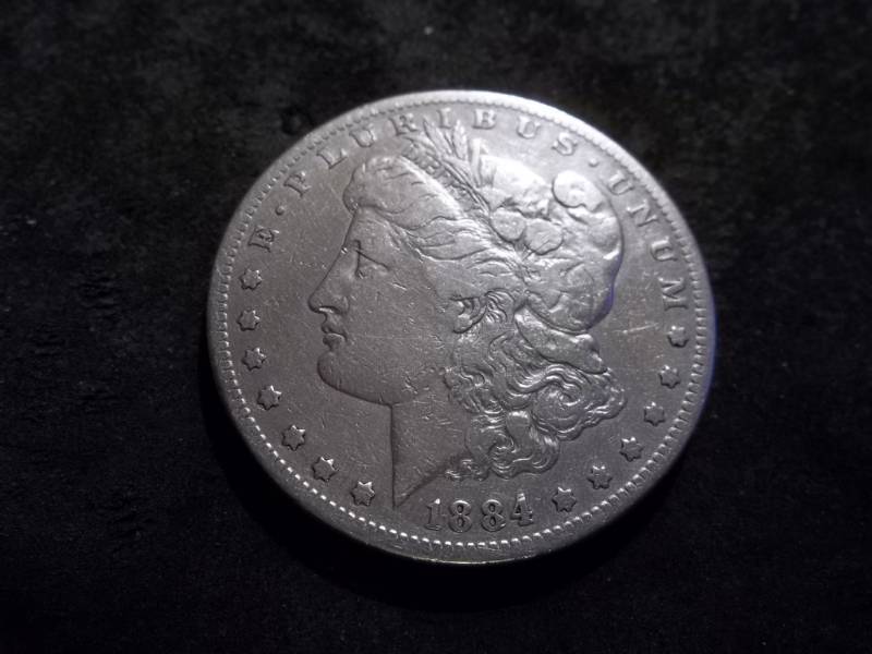 1884 S Morgan Silver Dollar