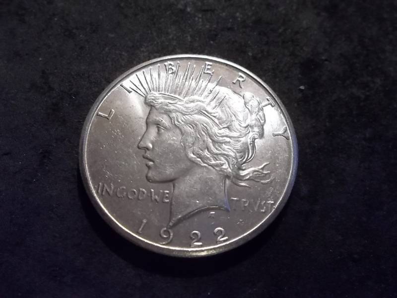 1922 S  Silver Peace Dollar