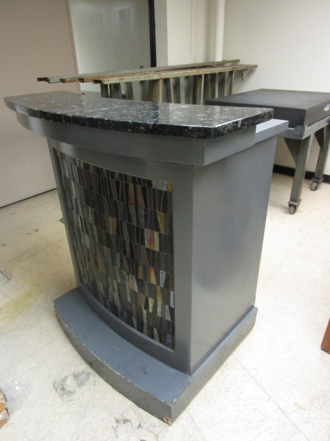 MARBLE TOPPED HOST STAND