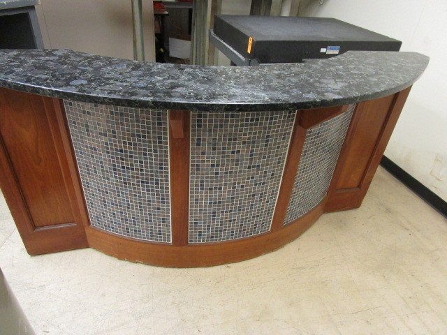 MARBLE TOPPED MINI BAR