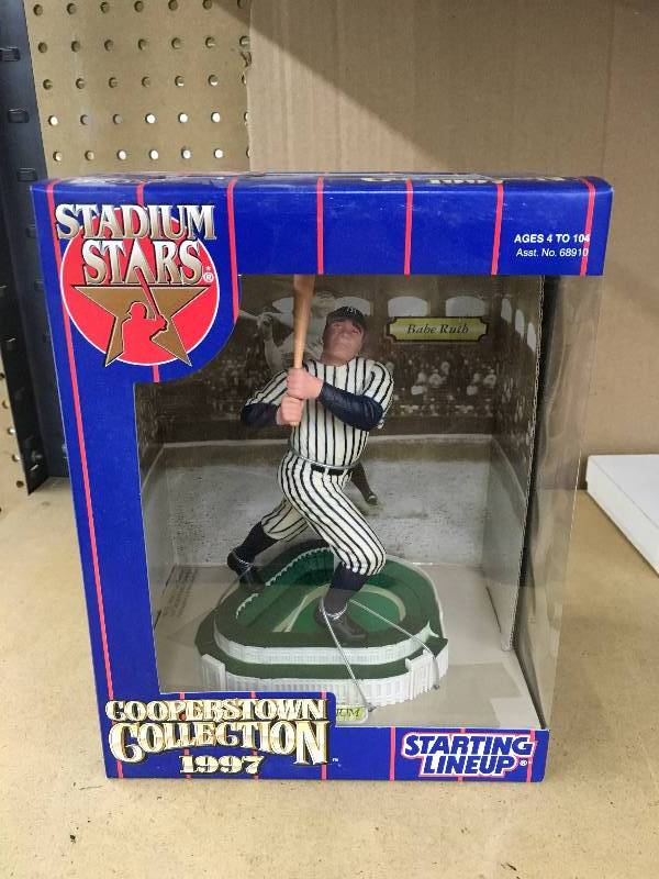 lot 263 image: 1997 Cooperstown Collection Stadium Stars Babe Ruth