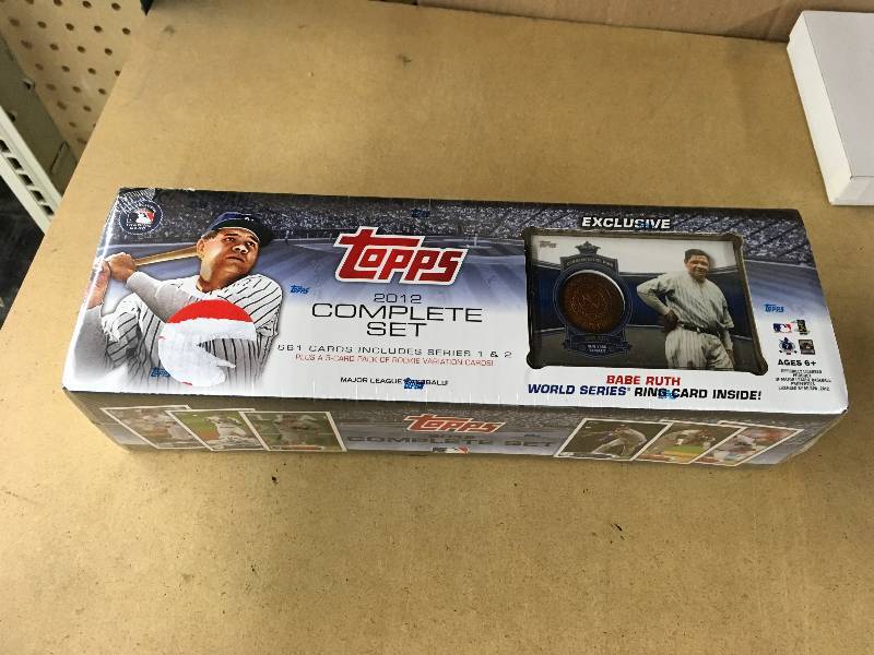 lot 265 image: 2012 Topps MLB Card Set - Factory Sealed