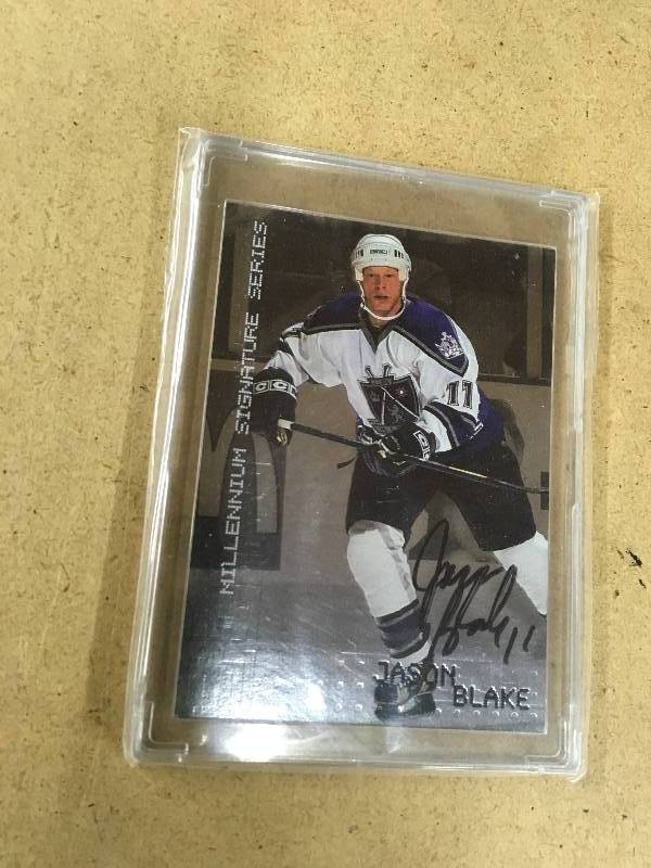 lot 268 image: Autographed Jason Blake Card